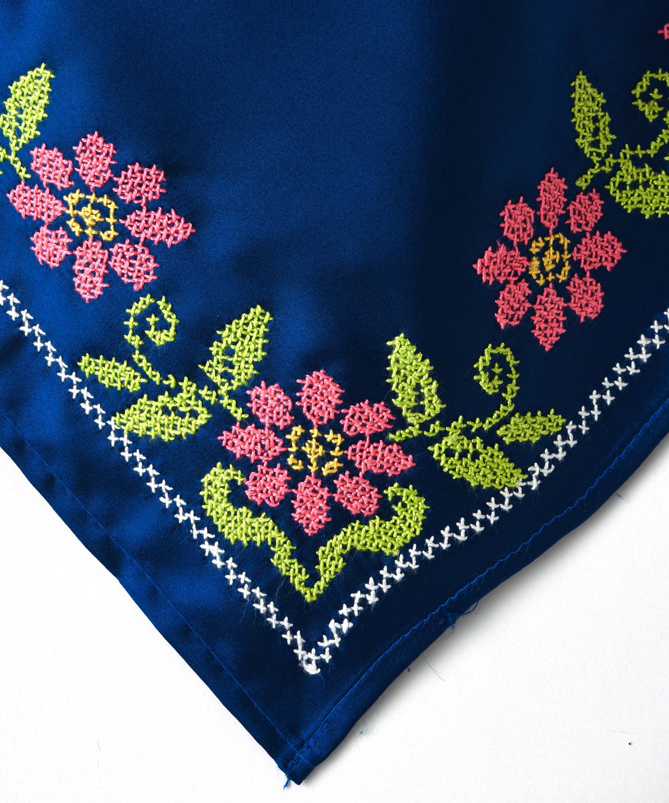 Blue Pink Roses Scarves