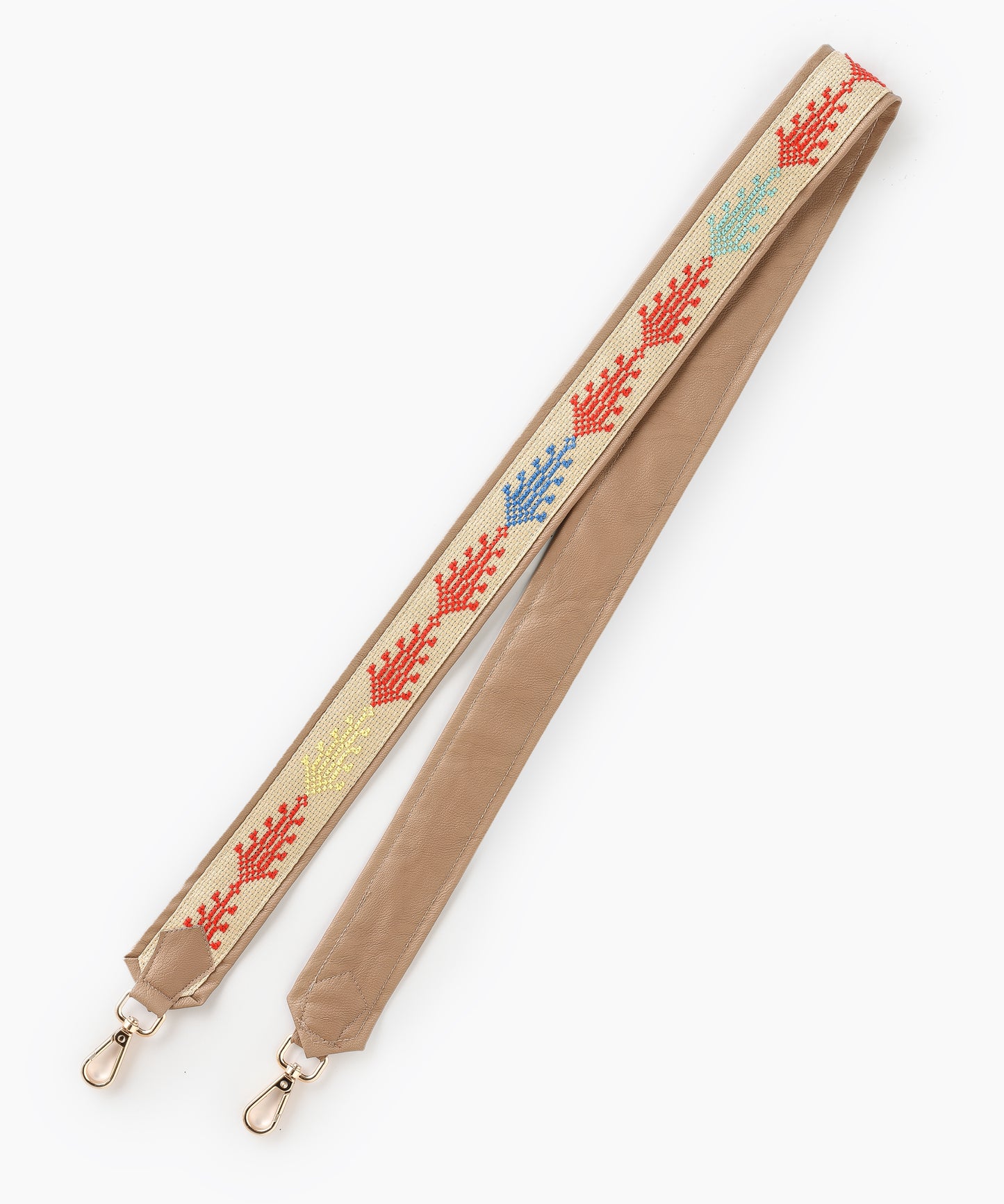 Light Peach and Brown Strap