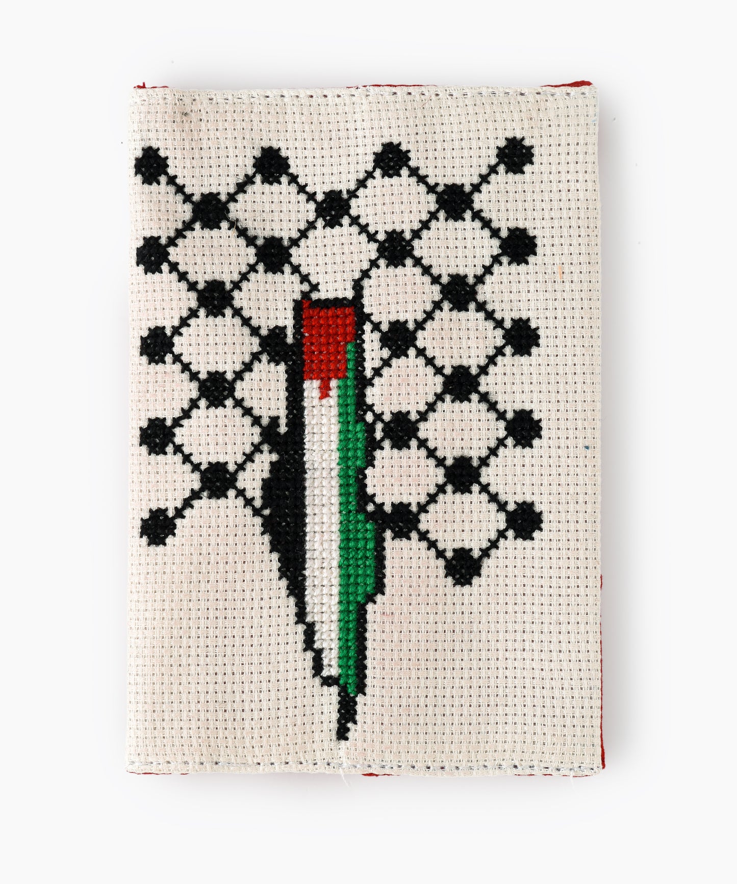 Palestine Almond and Red Passport Holder