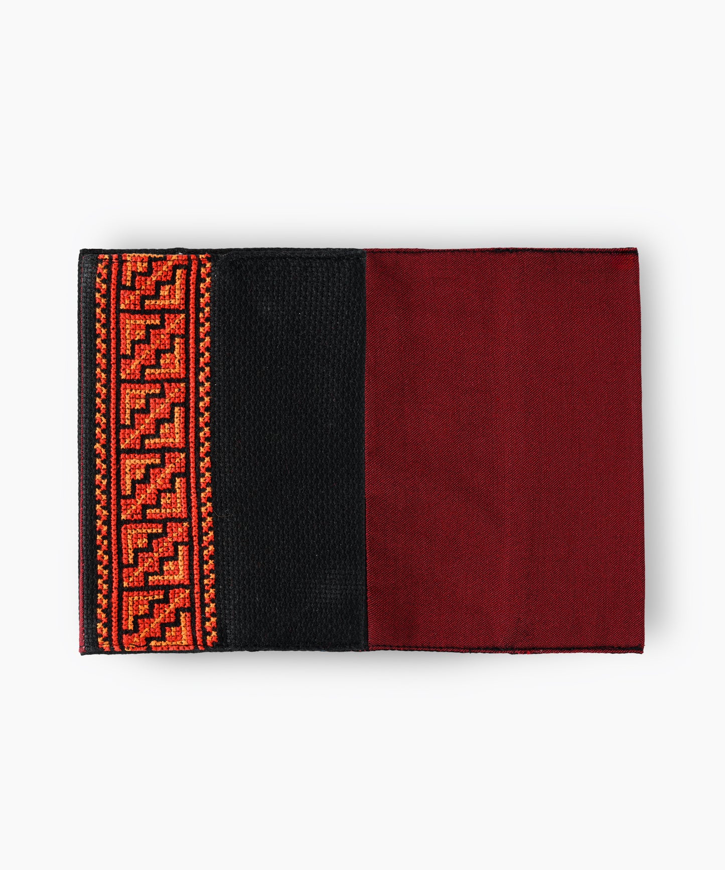 Falu Red and WoodSmoke Passport Holder