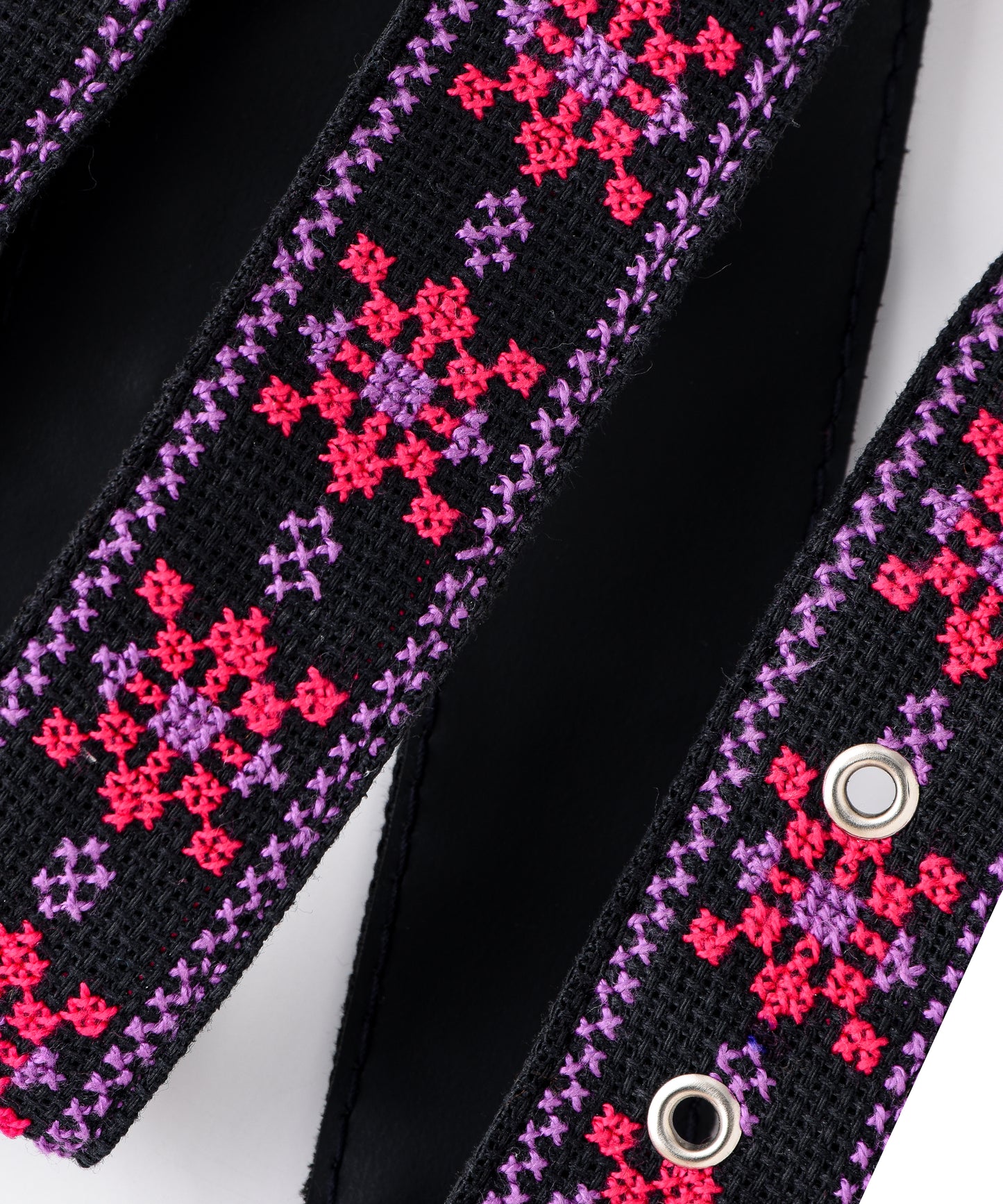 Black Lavender and Pink Belt