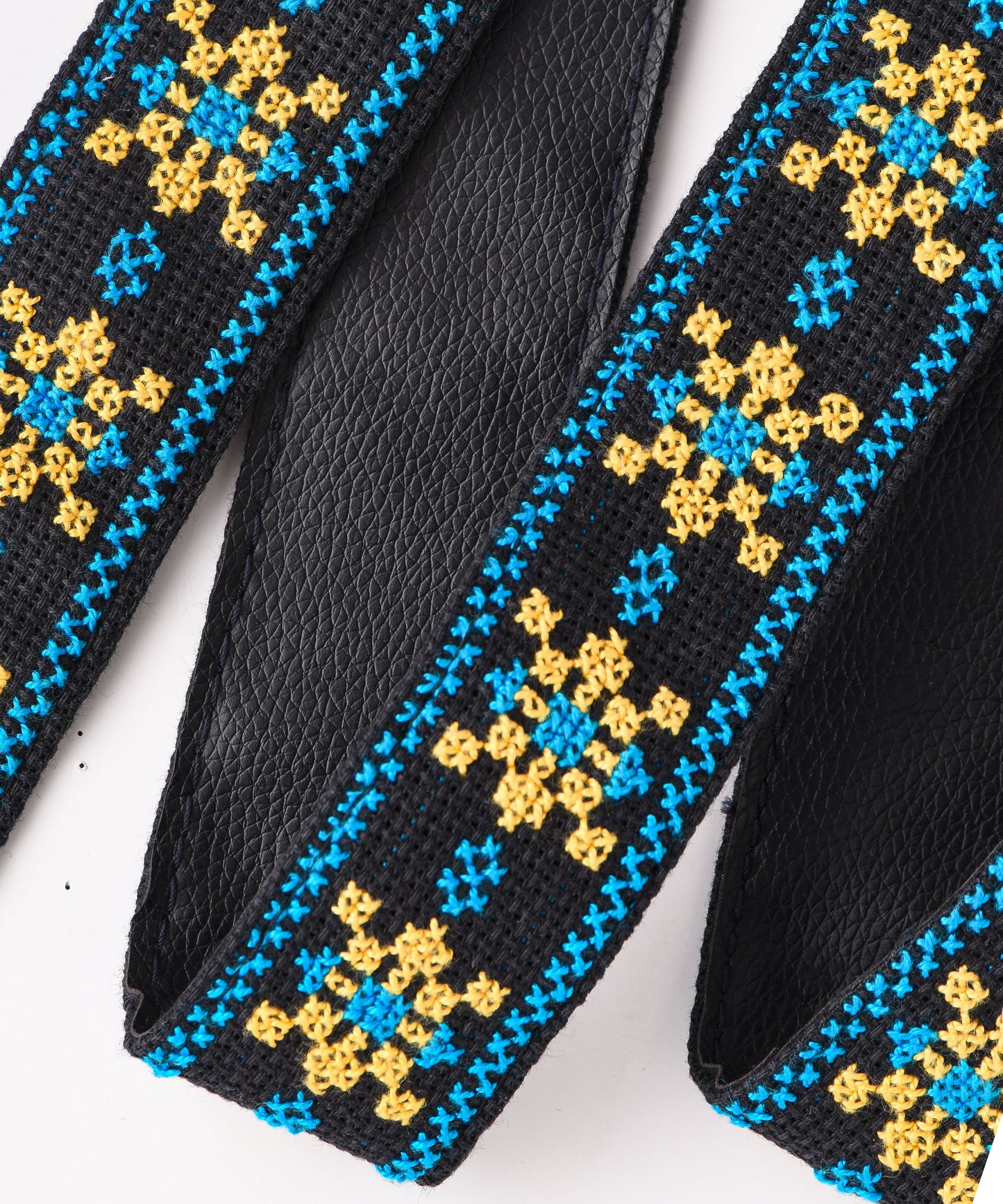Black Yellow and Blue Belt