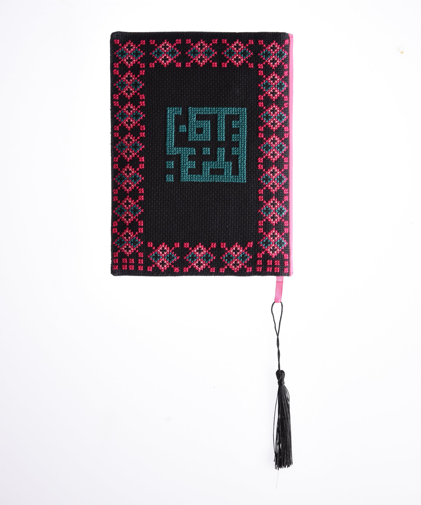 Black Pink and Turquoise Book Cover