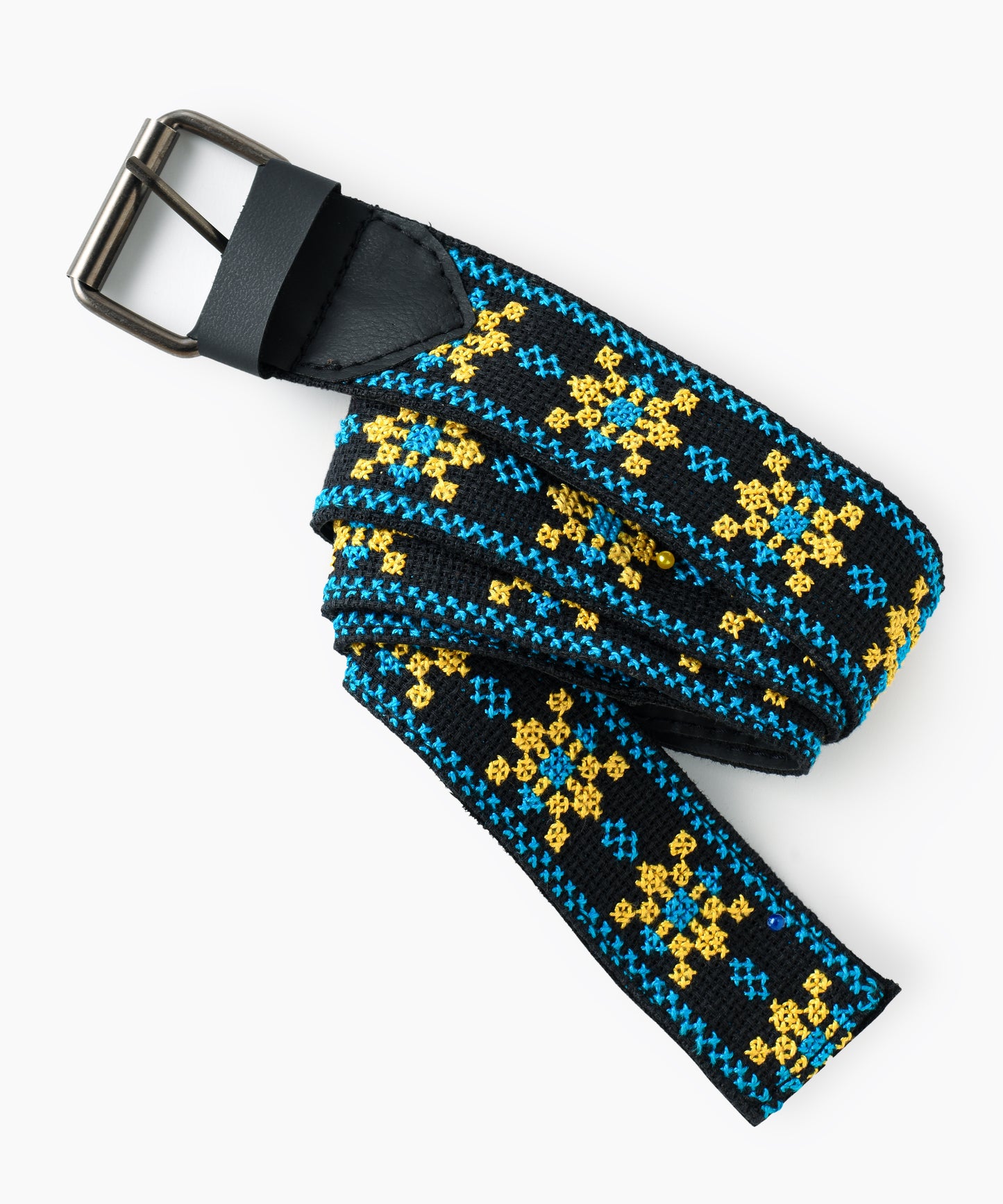 Black Blue and Yellow Belt