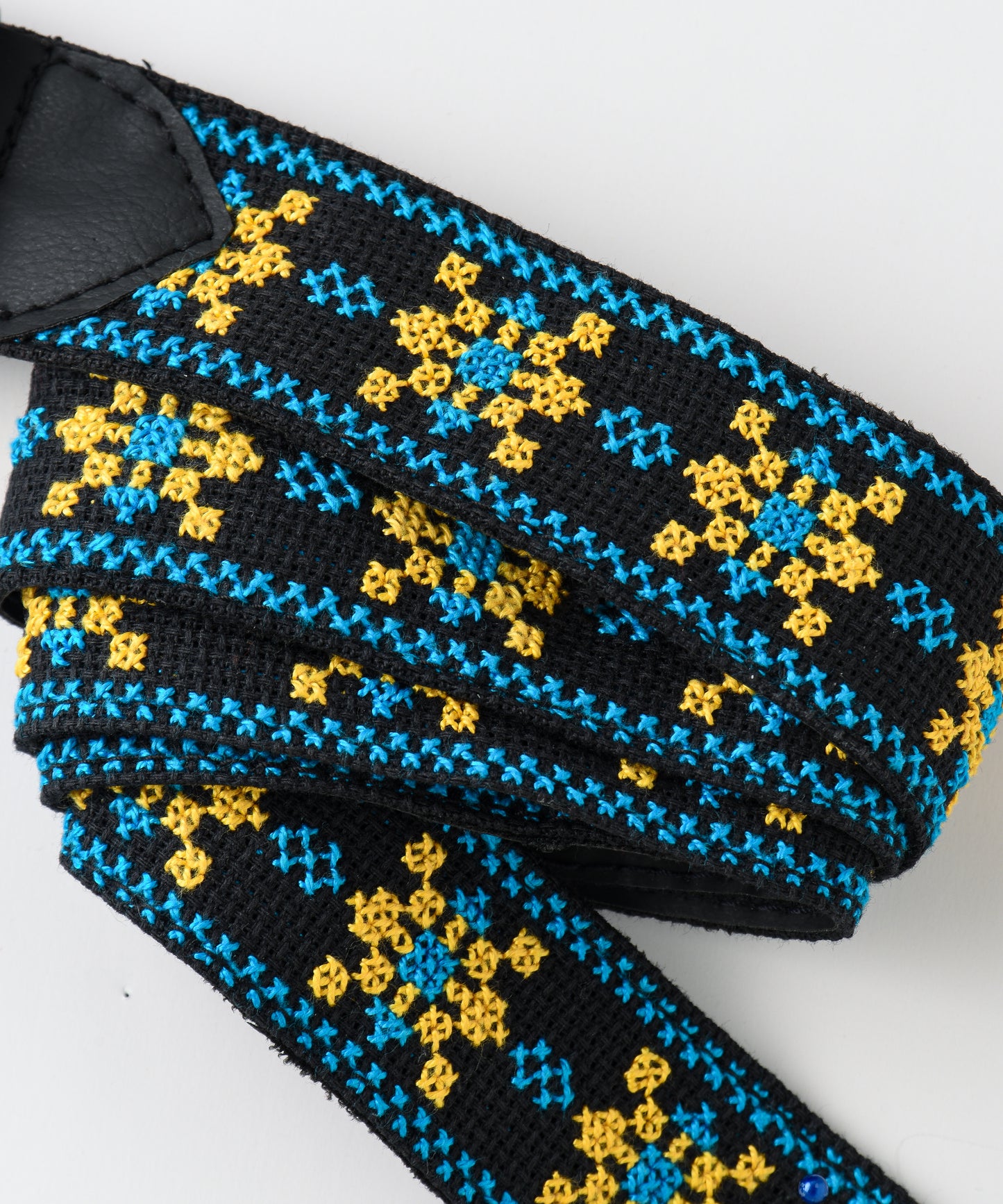 Black Blue and Yellow Belt