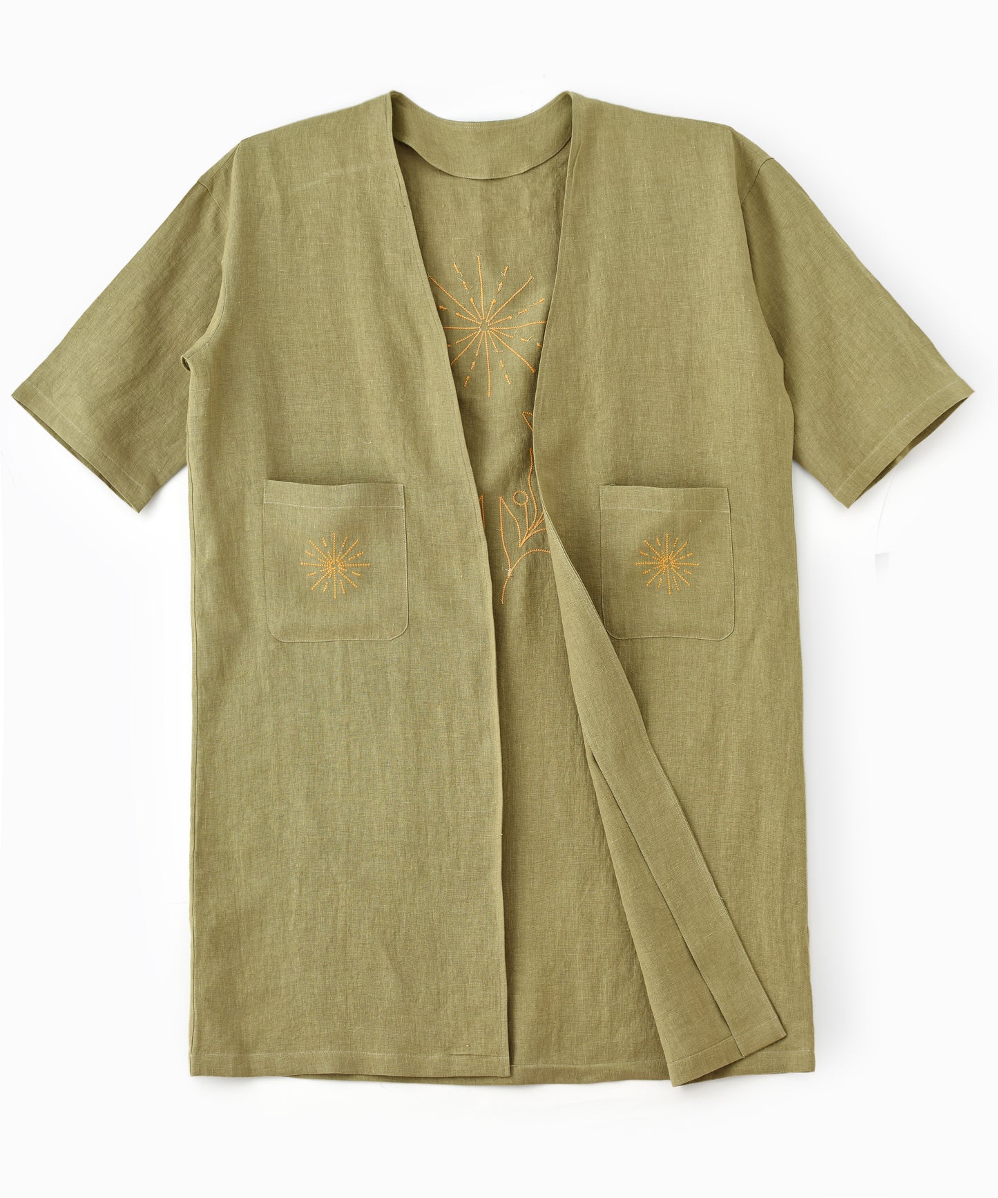 Kimono - Green/Turmeric