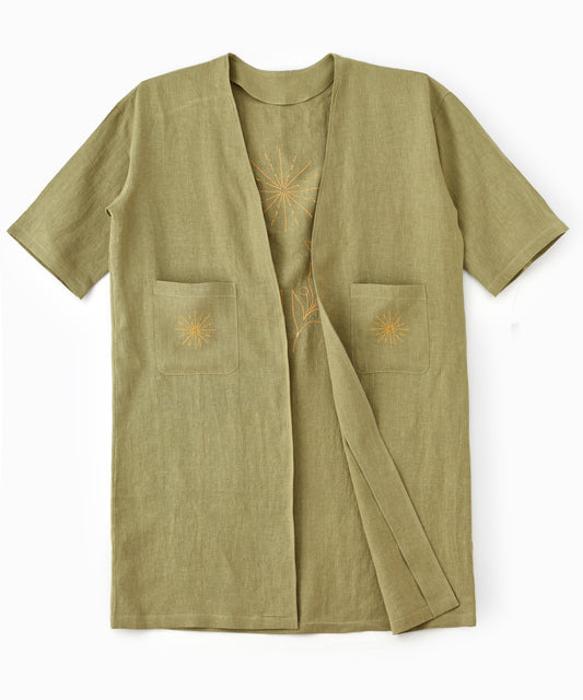Kimono - Green/Turmeric
