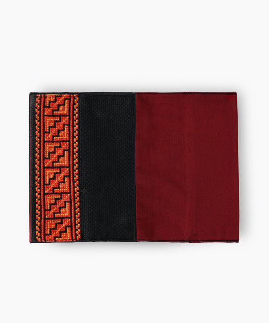 Falu Red and WoodSmoke Passport Holder