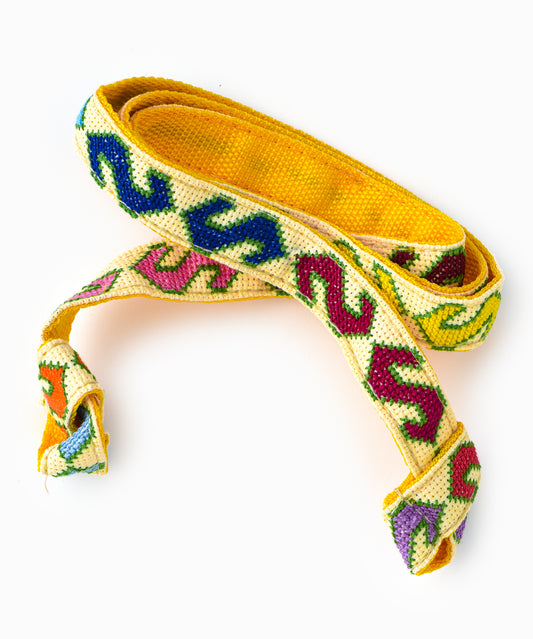 Chrome Yellow Yoga Mat Strap