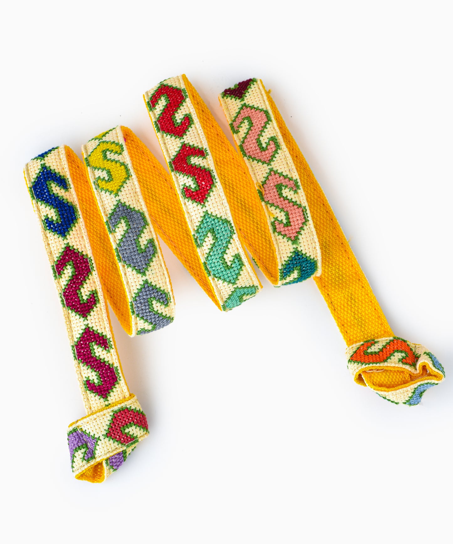 Chrome Yellow Yoga Mat Strap