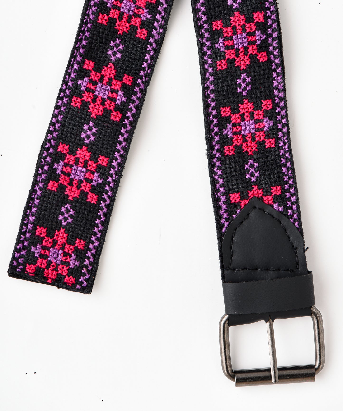 Black Lavender and Pink Belt