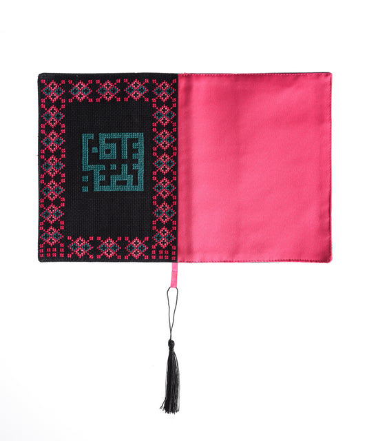 Black Pink and Turquoise Book Cover