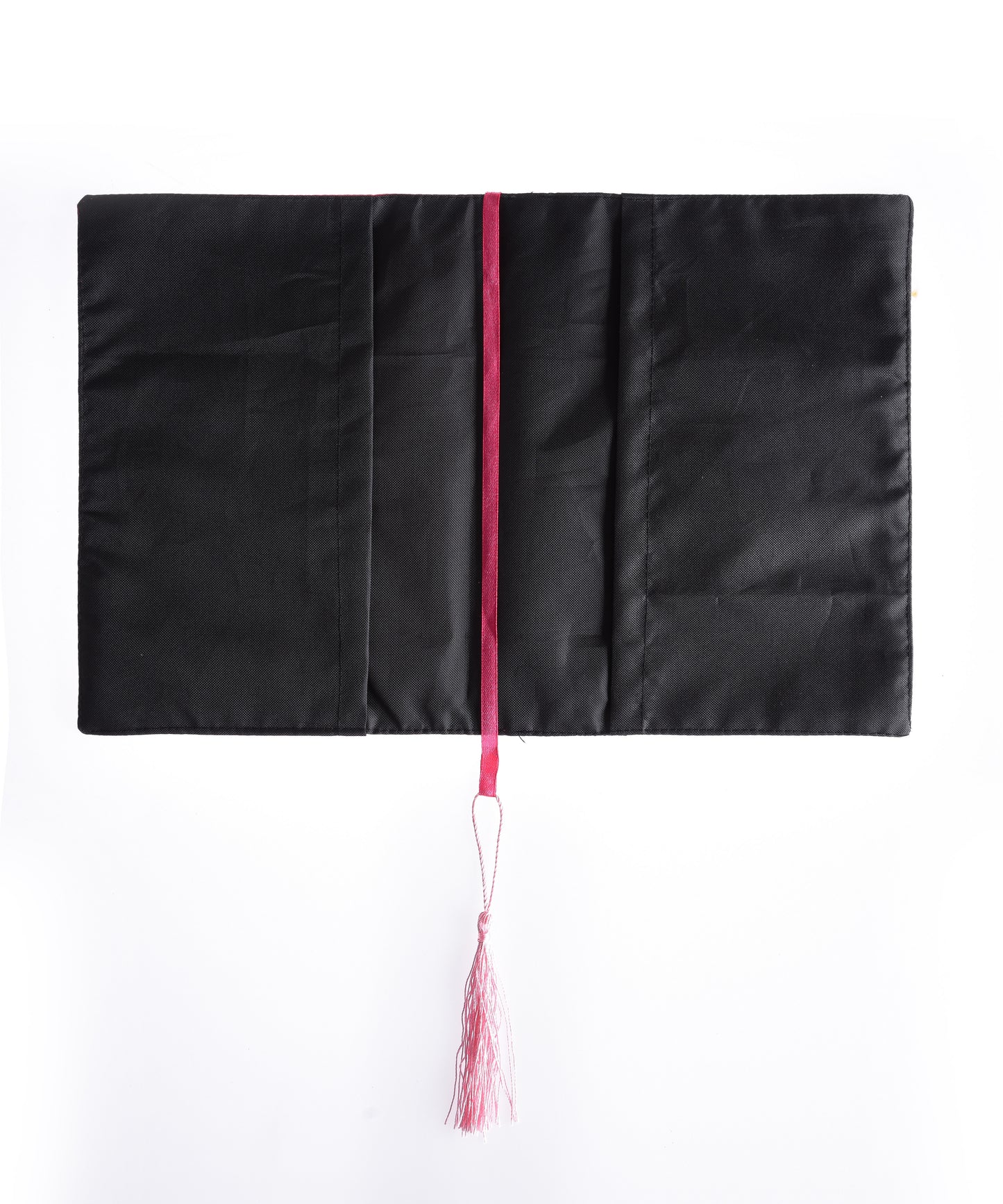 Black and Bright Maroon Book Cover
