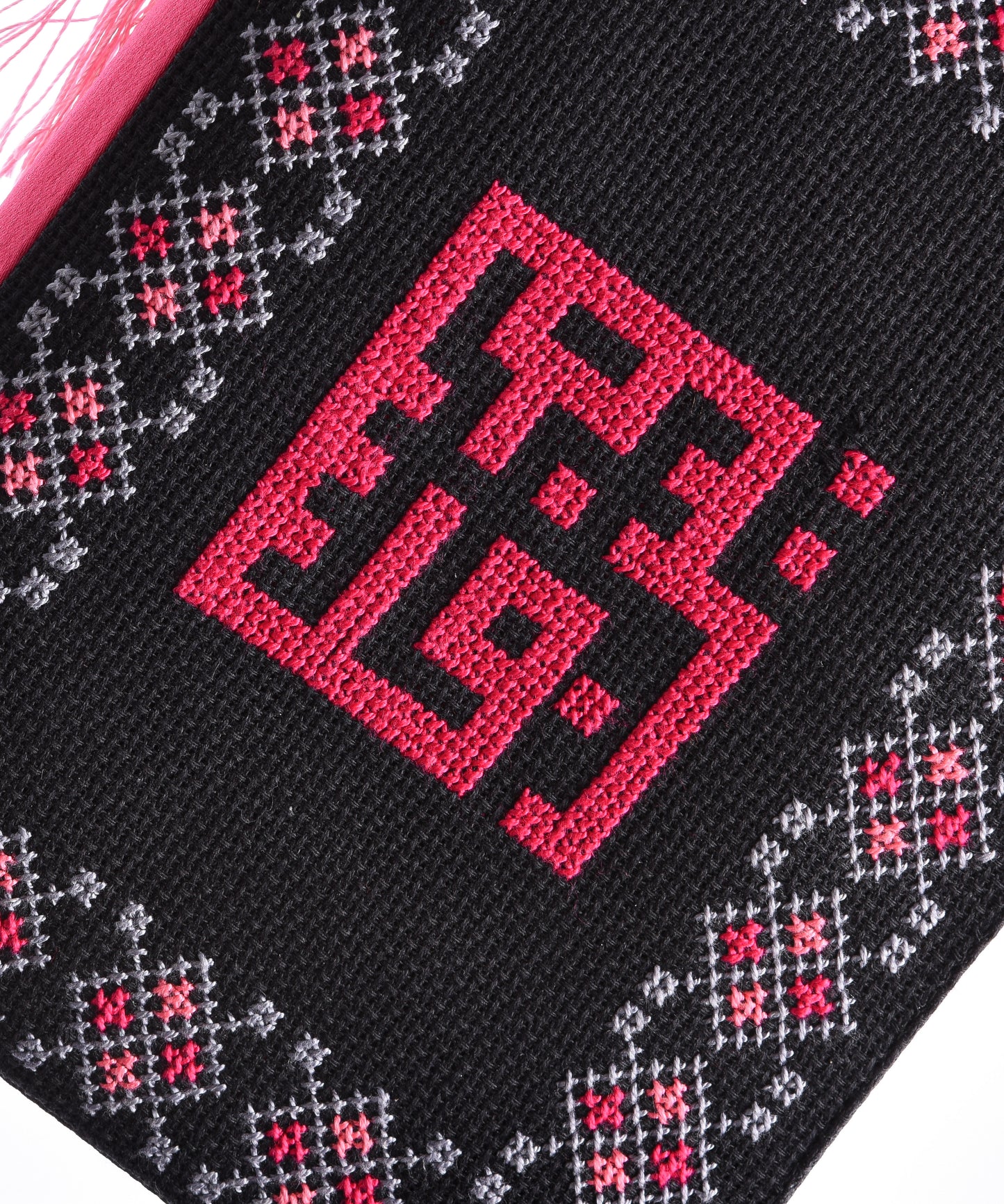 Black and Bright Maroon Book Cover