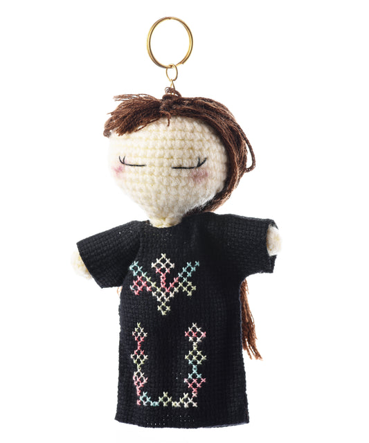 Black and Red Bright Colors Yafa Doll