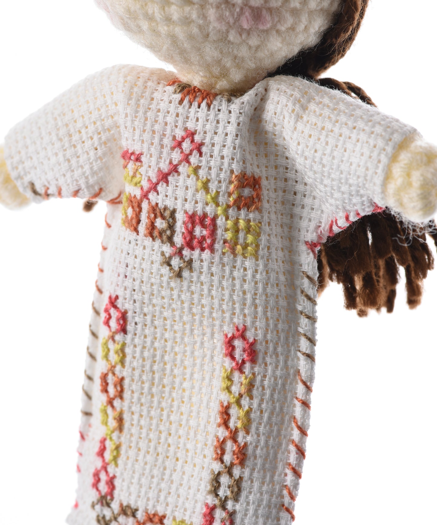 White Yellow and Pink Yafa Doll