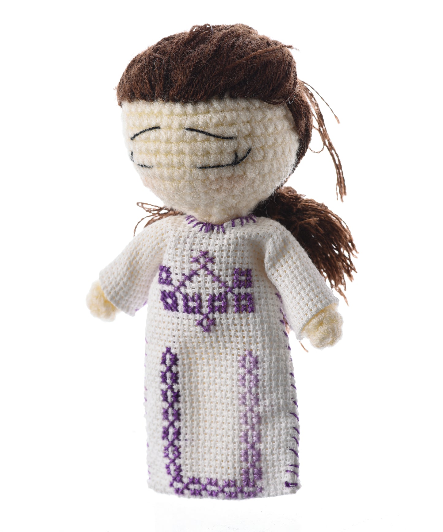 White and Lavender Yafa Doll