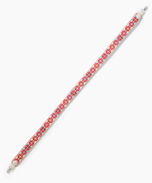 Bright Red Cream Strap